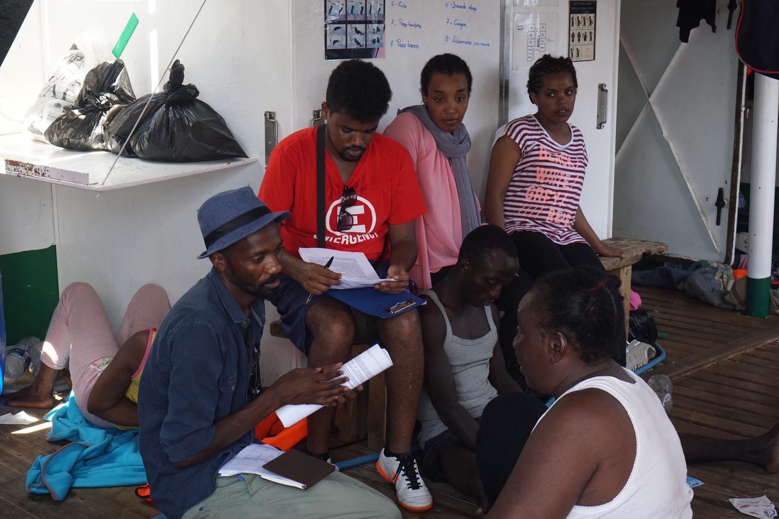 Open Arms Rescates EMERGENCY on Board the Open Arms Vessel To Rescue People in Need ...