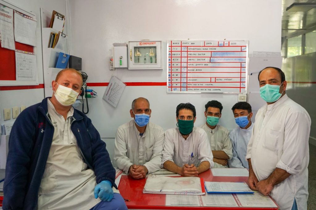 Six of our incredible team look at the camera, both cheerful and decisive. They have endured difficult months, working in the midst of coronavirus, but are as committed as ever.