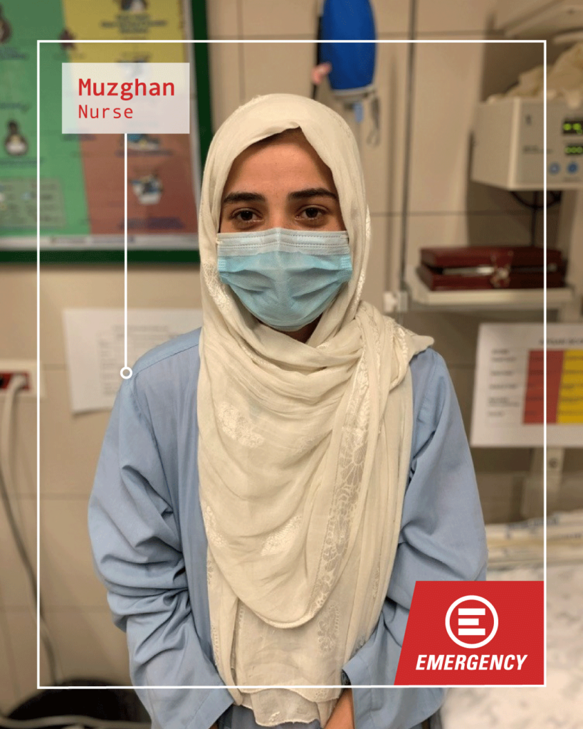 Muzghan was born and brought up in the Panjshir Valley. She works in neonatal intensive care at our Maternity Centre in Anabah.