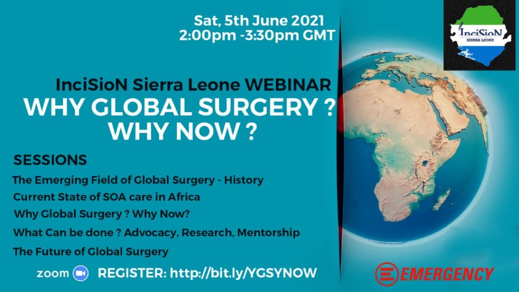 To work globally, surgery needs a global approach.