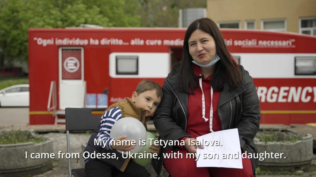 Last March, Tetyana and her son Misha arrived in Moldova after leaving Odessa in Ukraine.