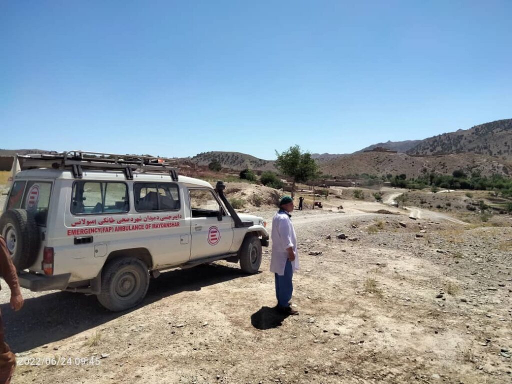 Earthquake in Afghanistan: EMERGENCY Took Part in The Medical Response To The Disaster