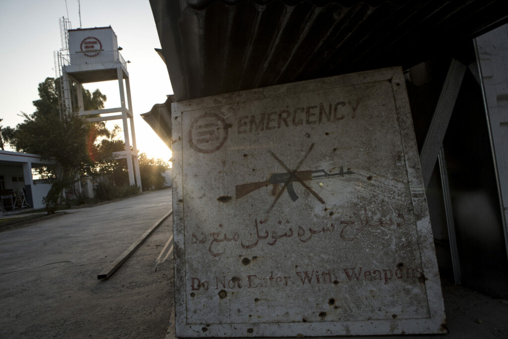 Protecting people’s health and dignity contributes to building peace.